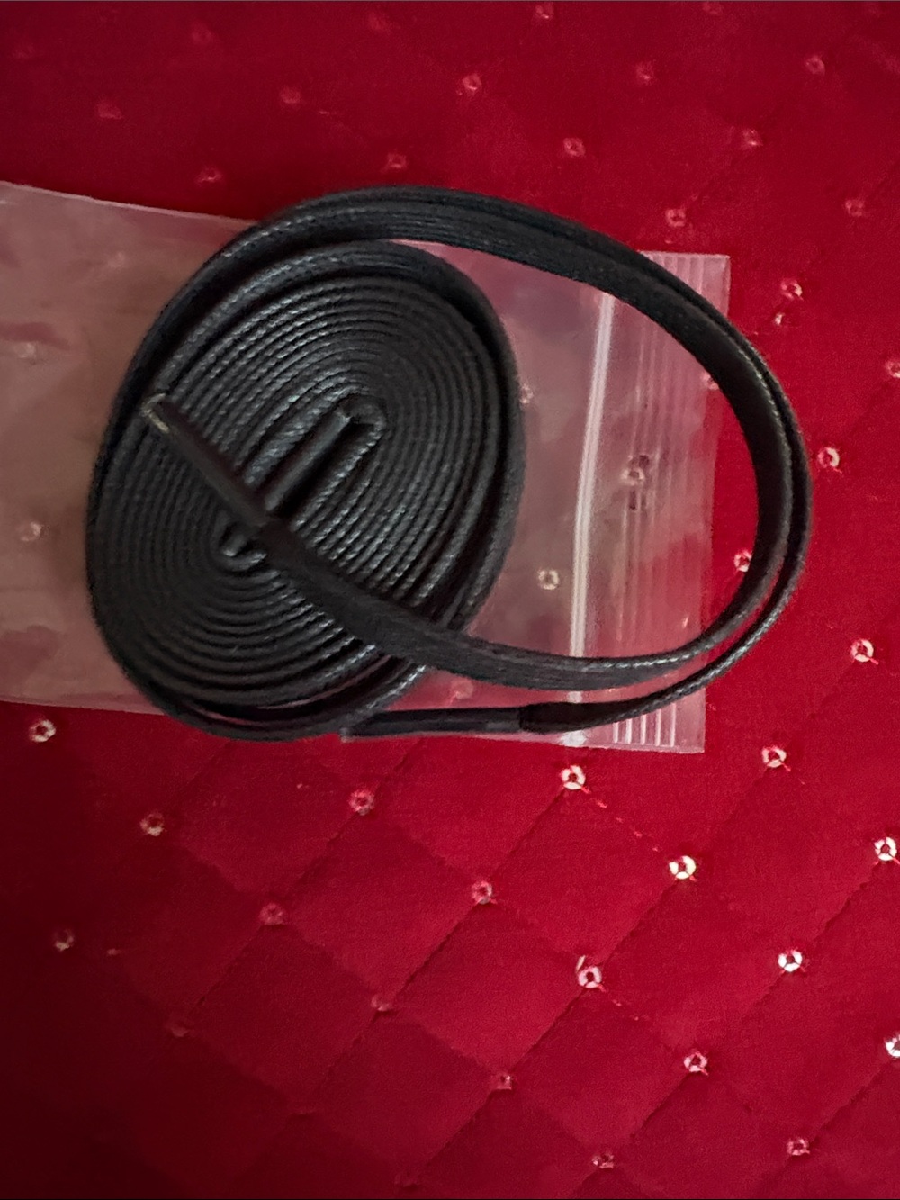 Nike black shoes laces